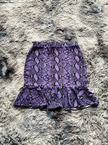 Animal print skirt~size M
