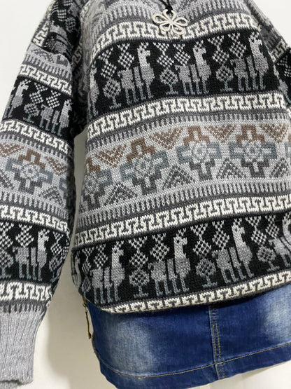 Oversized wool sweater