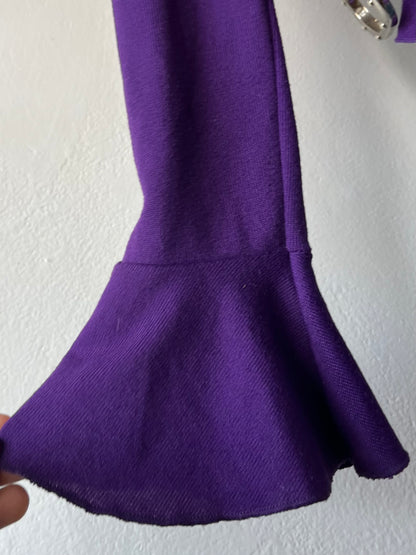 Purple cardigan with a crossover design- size M/L