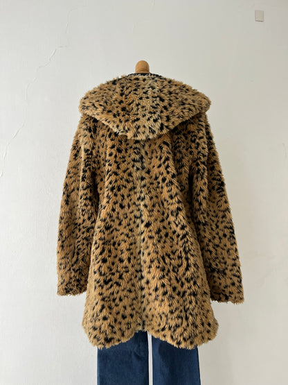 Cheetah print coat