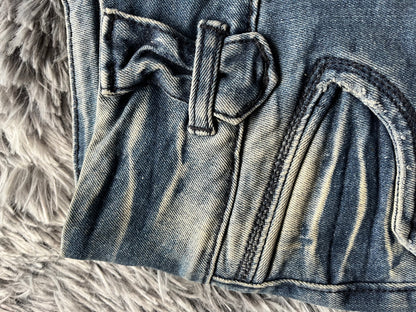 Y2k Mini skirt jean~ size S