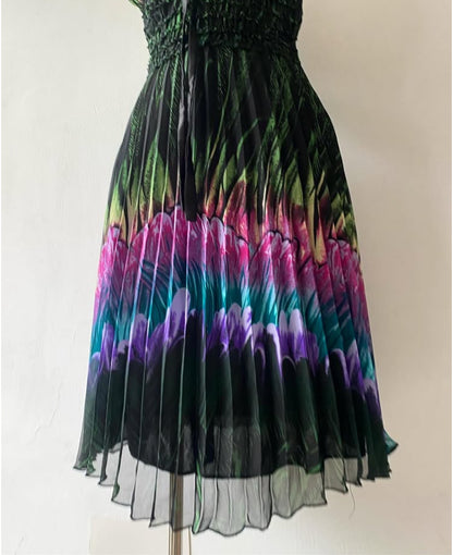 Bohemian chic halter dress