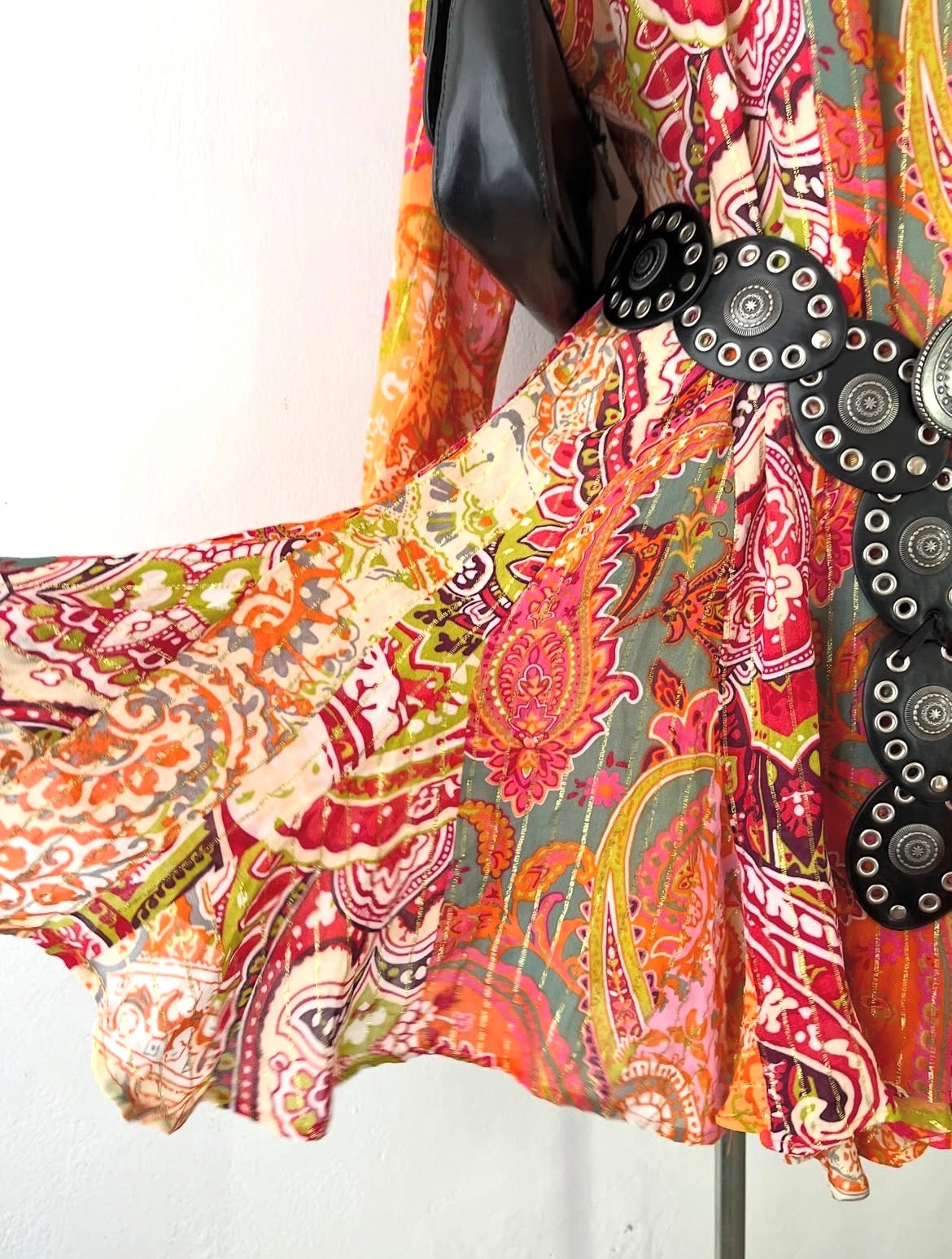 Vestido bohemio de seda