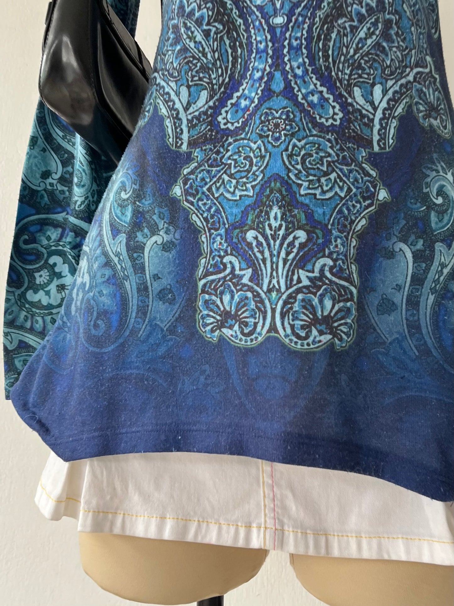 Boho chic long blouse