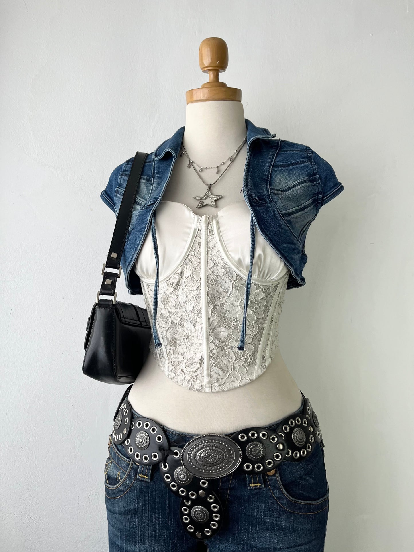 Mini vest jean