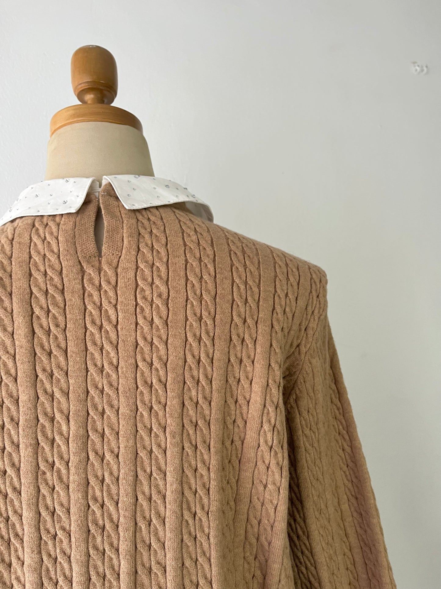 Oversized shirt sweater