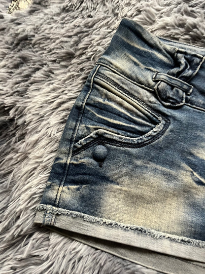 Y2k Mini skirt jean~ size S