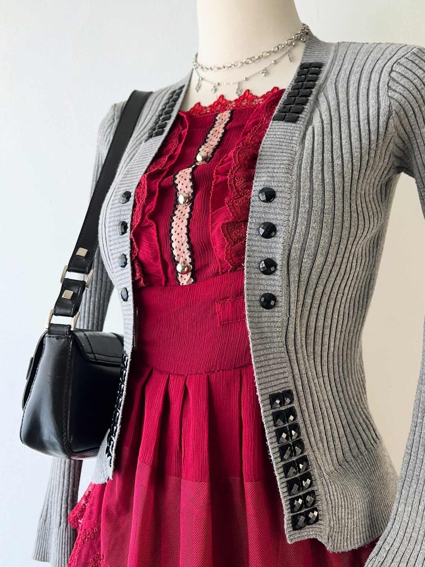 Adorable coquette cardigan top