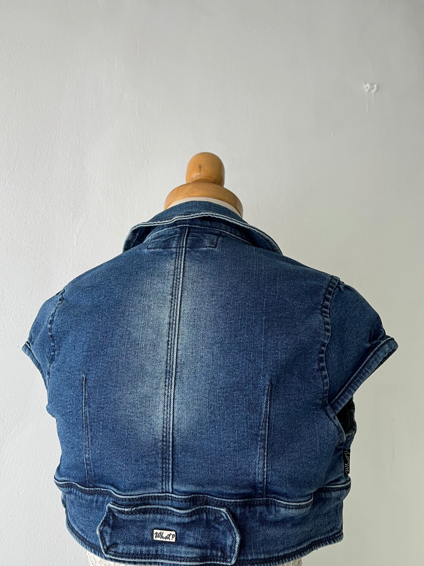 Mini vest jean