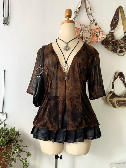 Fairy boho cardigan top