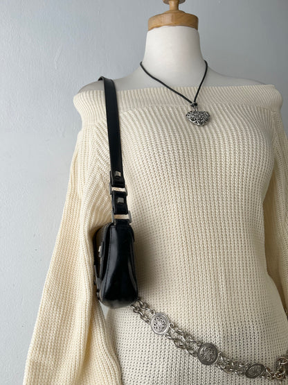 Off shoulder sweater