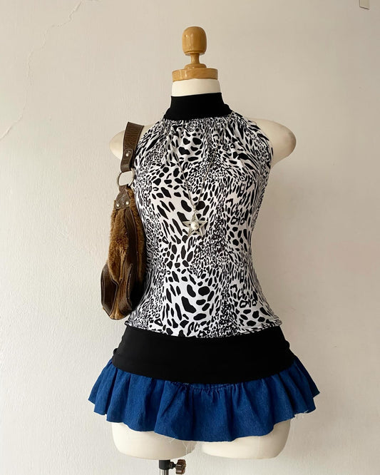 Animal print top