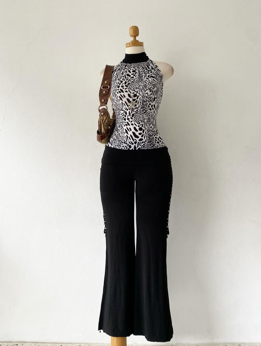 Animal print top