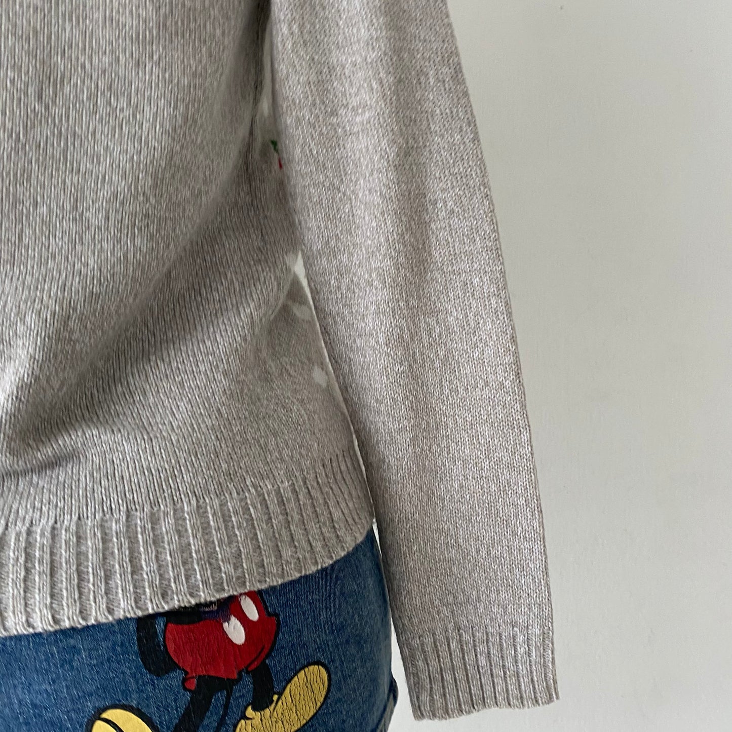 3D Christmas kitten oversized sweater