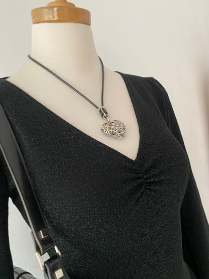 Bell-sleeved top