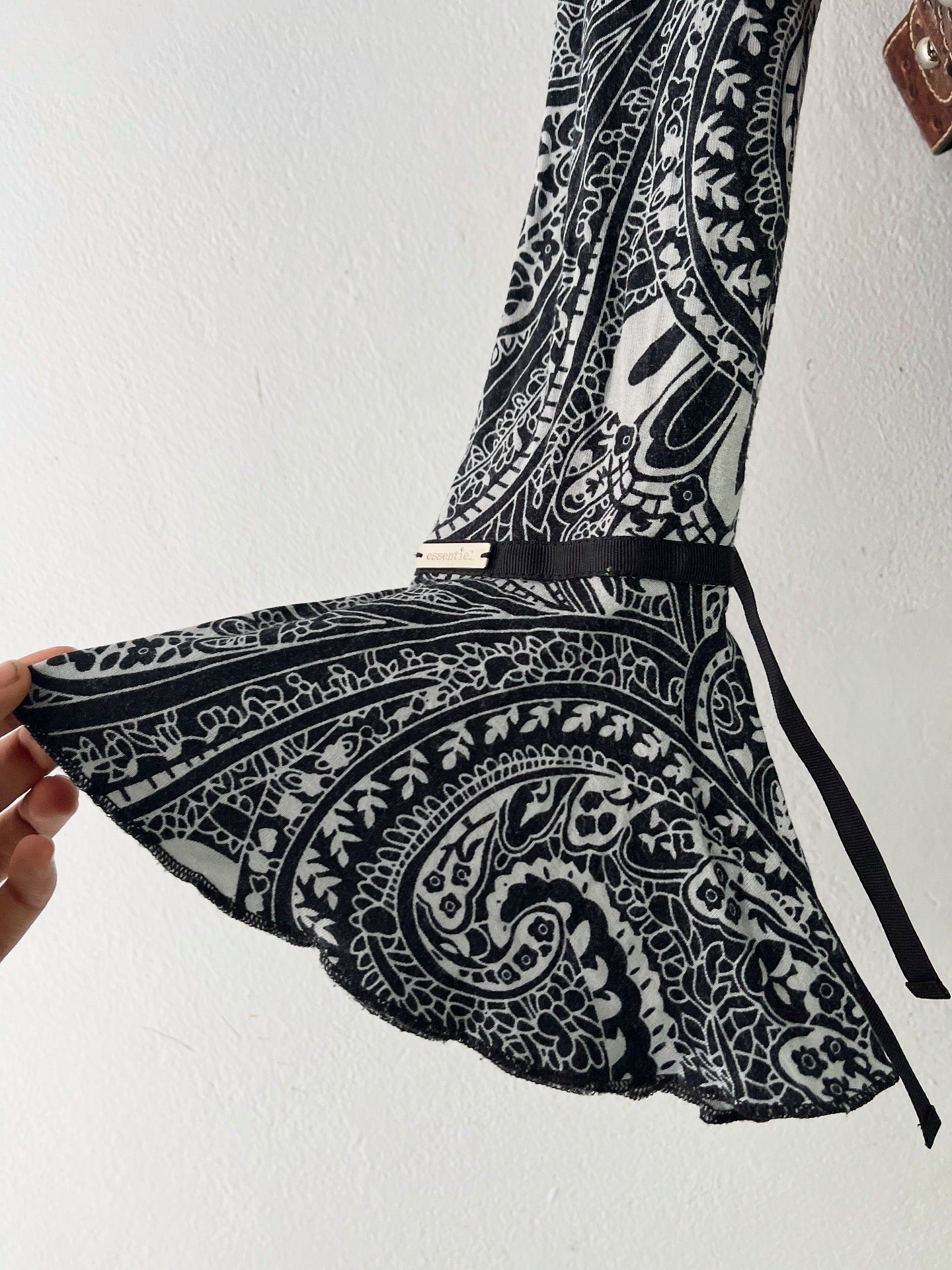 Boho chic flared sleeve top