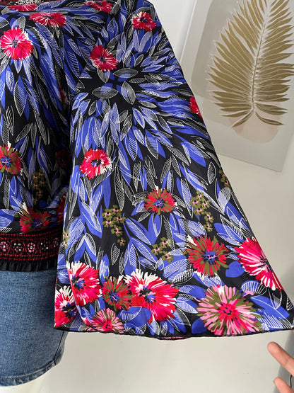 Boho chic one-shoulder top