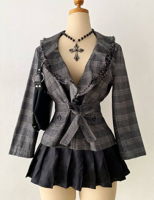 Blazer with bow