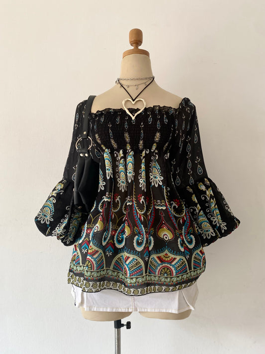 Adorable bohemian top