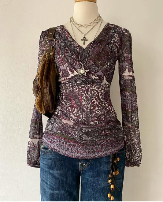 Bohemian chic Tatienne top