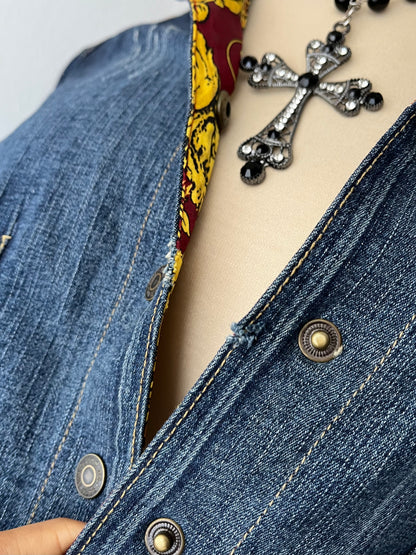 Baby Phat high-waisted jean jacket