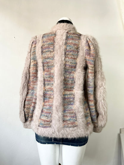 Wool knitted cardigan jacket