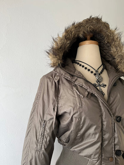 Padded jacket with hood