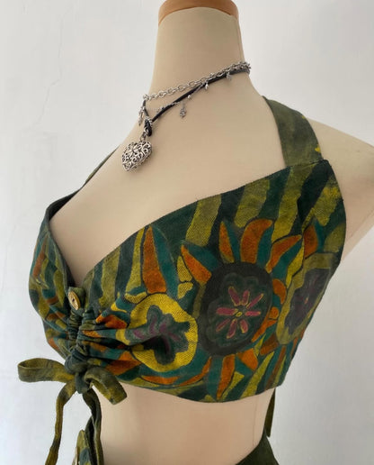 Hand-painted jean set-size M