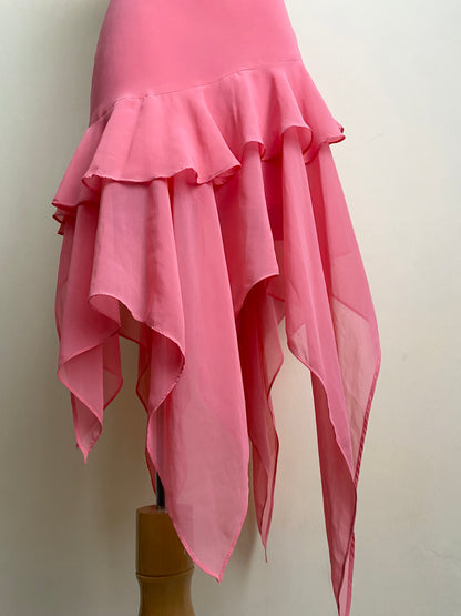 Coral pink fairy dress
