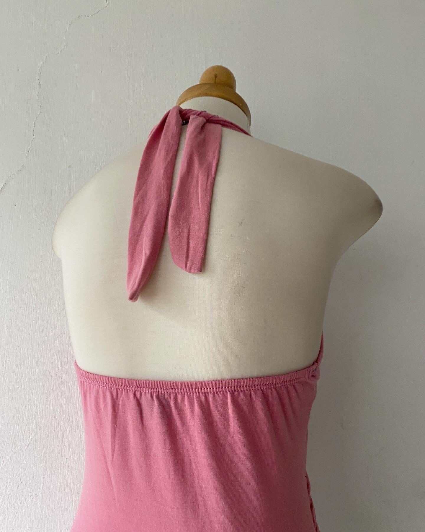 Halter top in rosewood~Size S