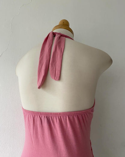 Halter top in rosewood~Size S