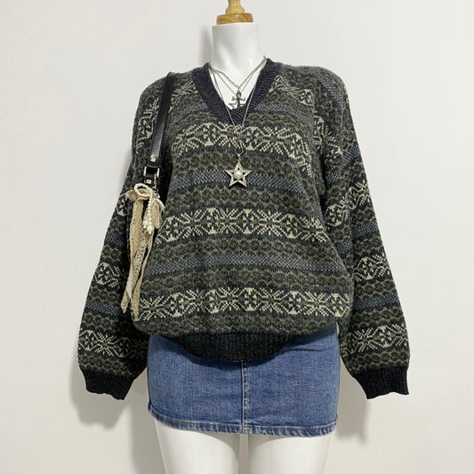 Oversized wool sweater