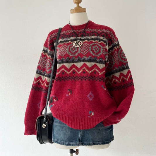 Oversized wool sweater