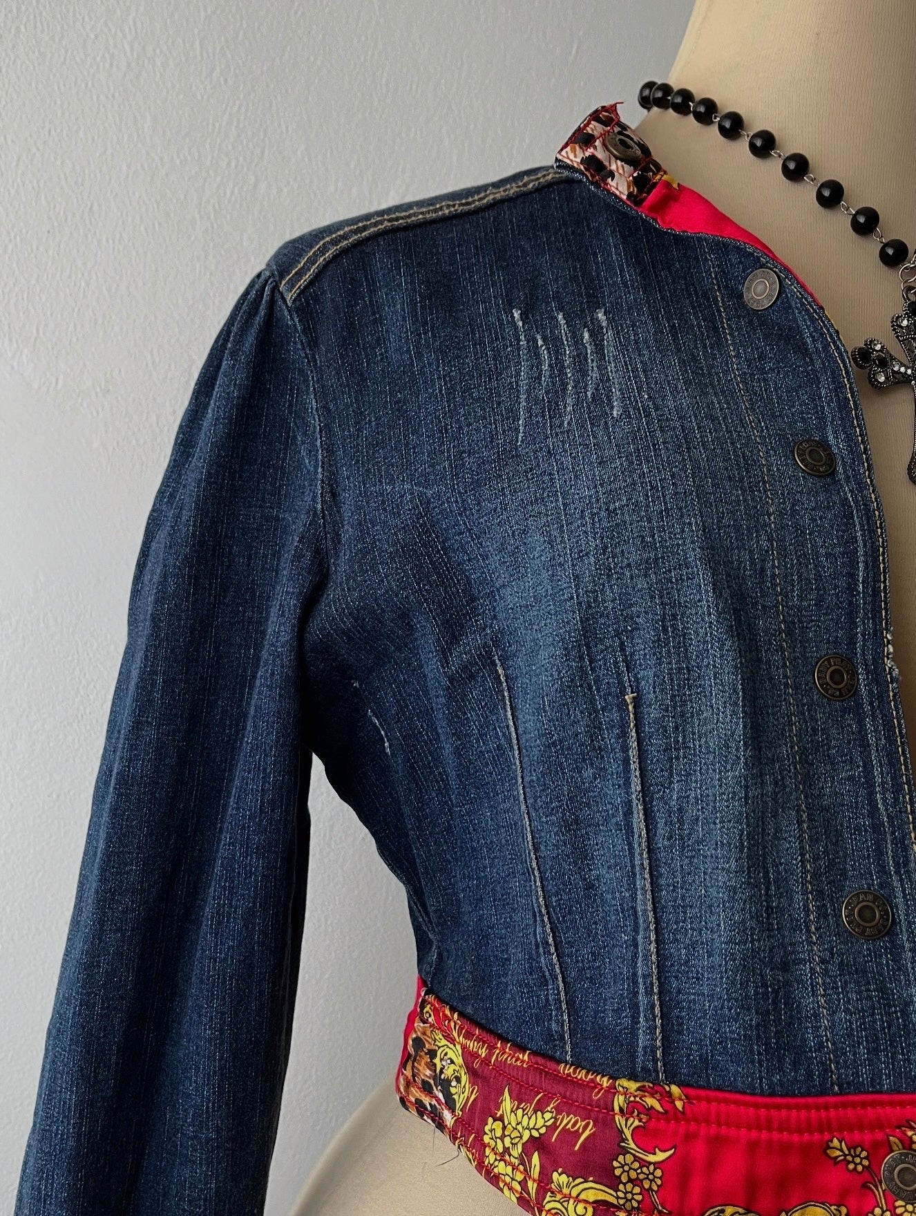 Baby Phat high-waisted jean jacket