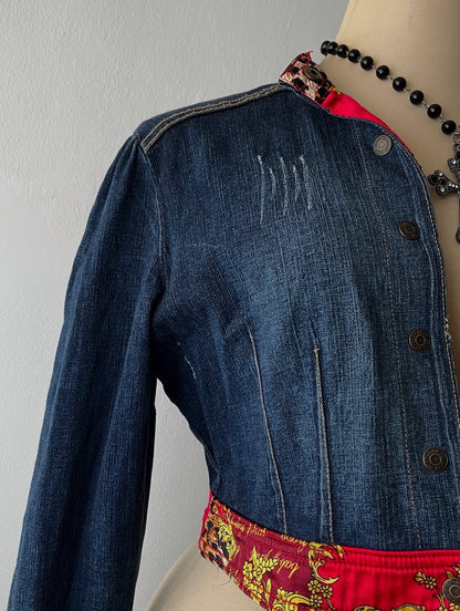Baby Phat high-waisted jean jacket