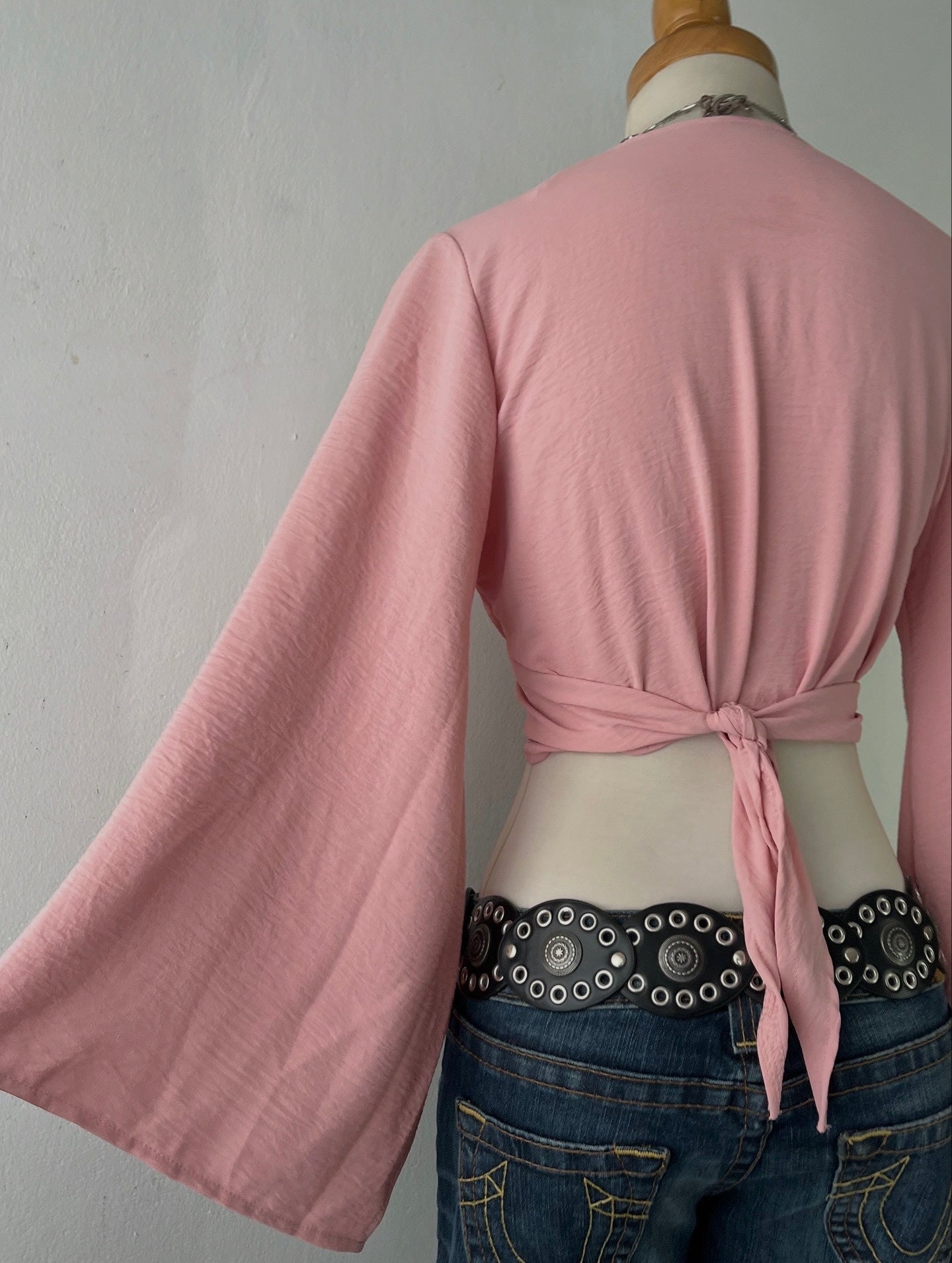 Rosewood wrap blouse