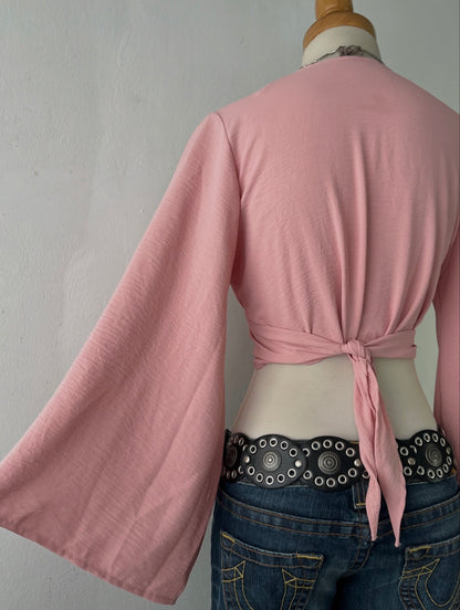 Rosewood wrap blouse