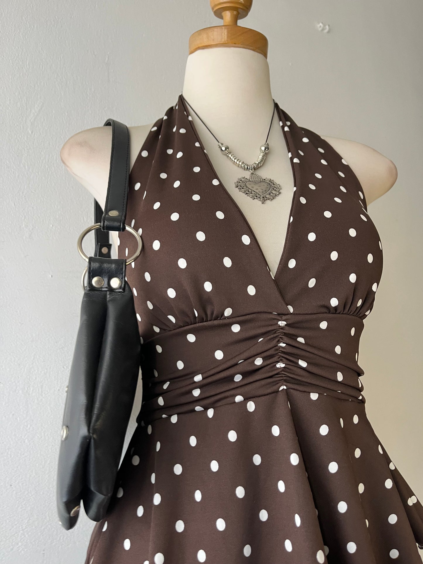 Halter top polka dots