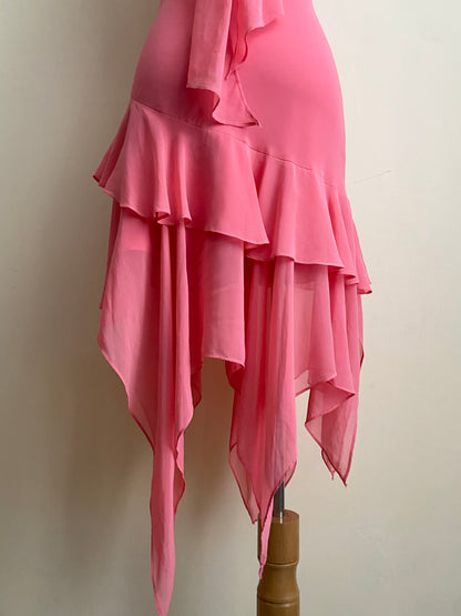 Coral pink fairy dress