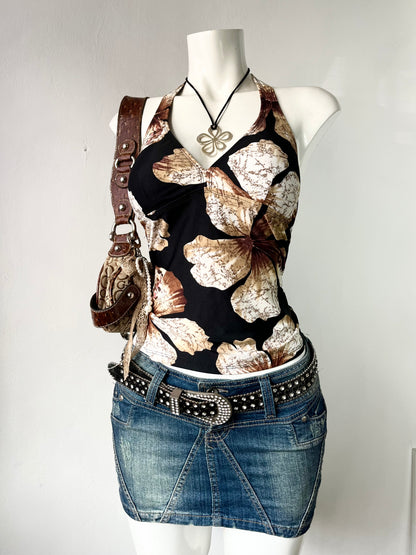 Y2k adorable halter top