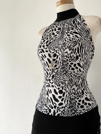 Animal print top