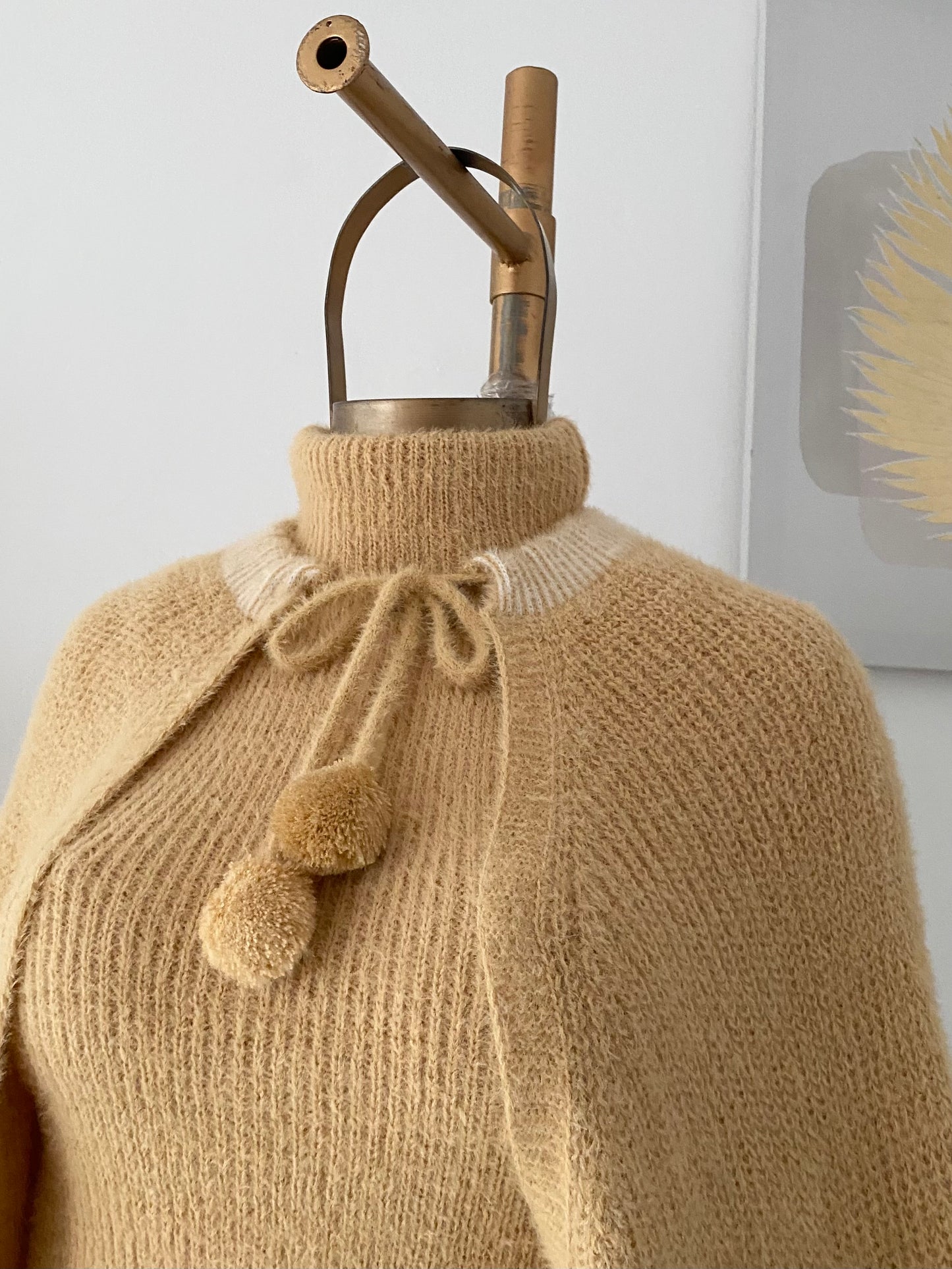 Set (Knitted cardigan + knitted top)