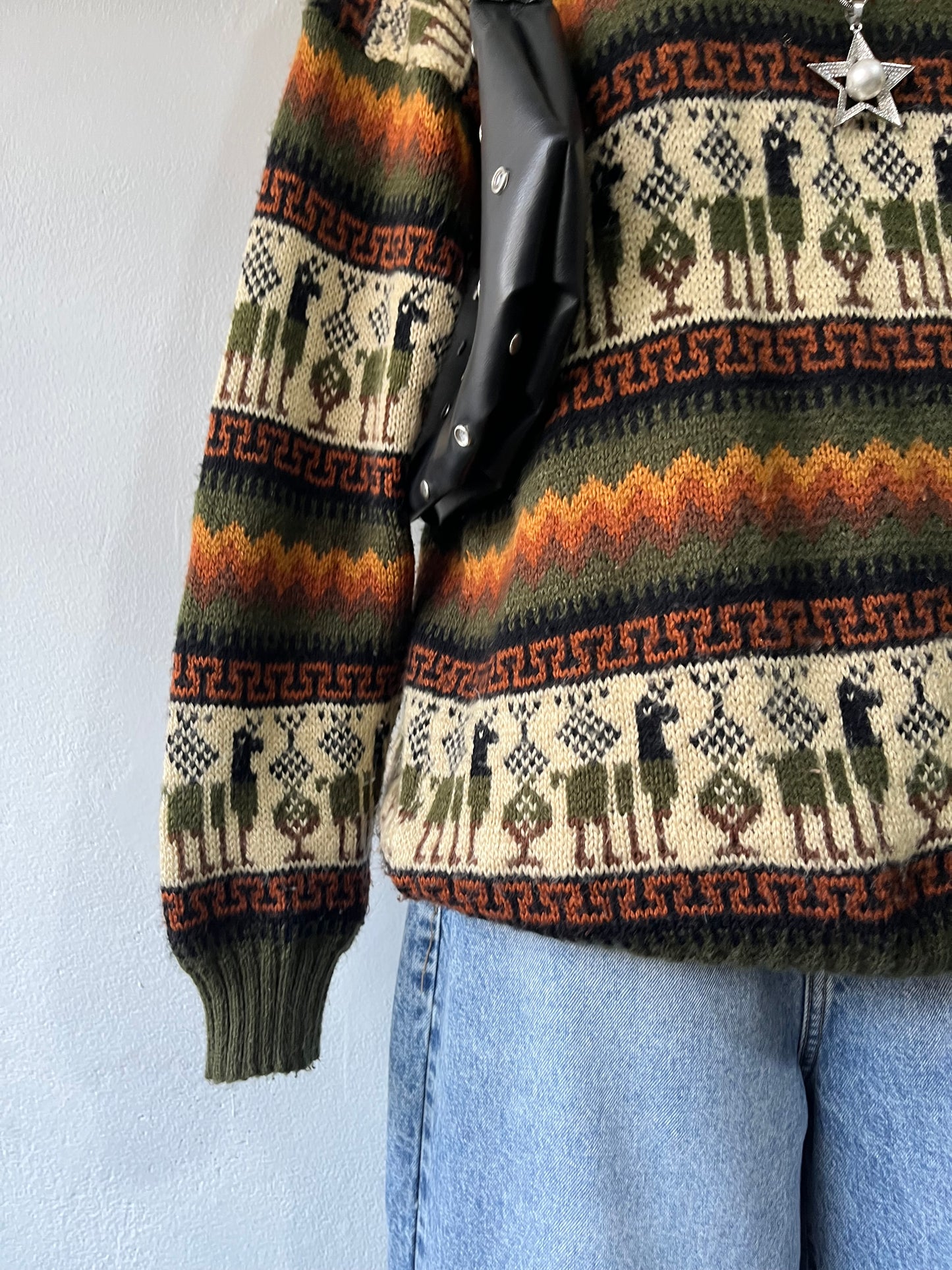 Oversized wool sweater