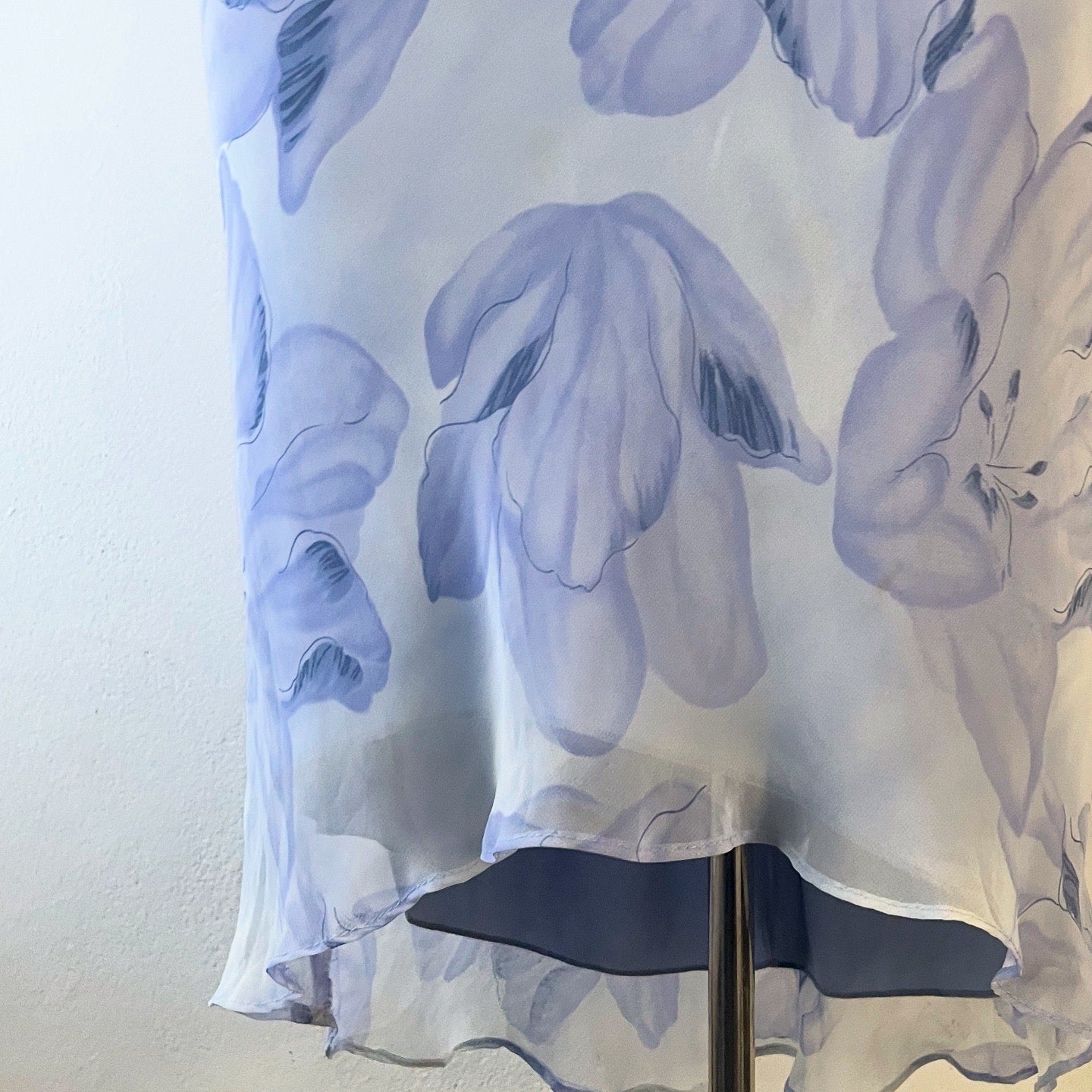 Light blue floral dress