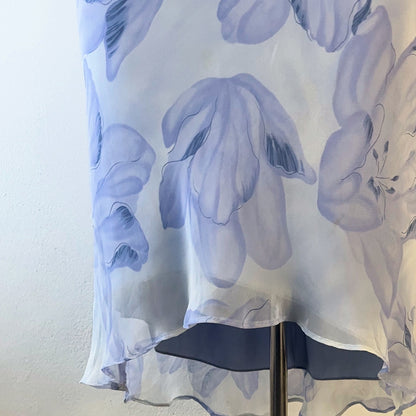 Light blue floral dress