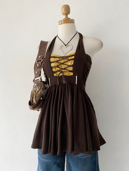 Brown top
