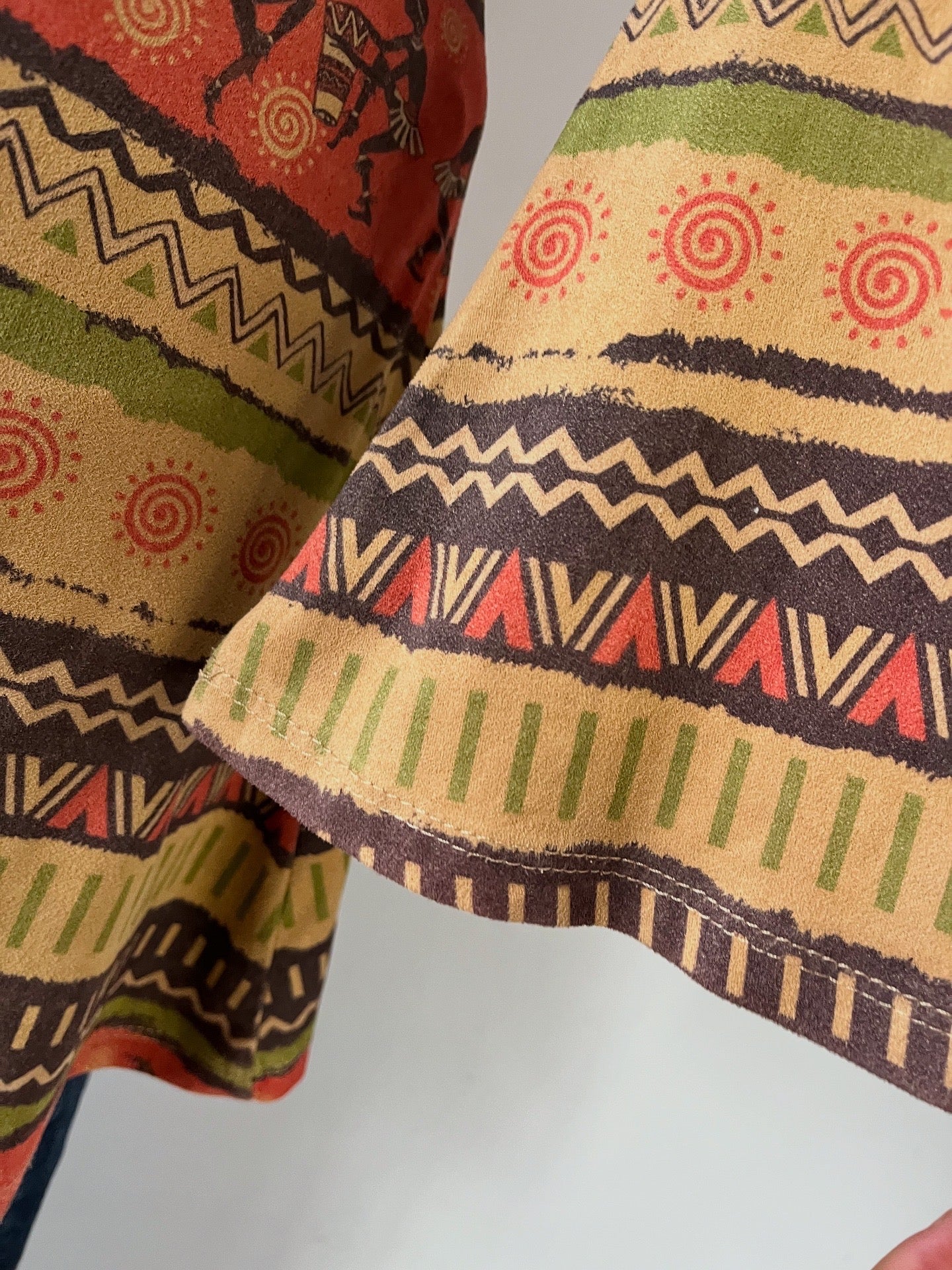 Bell-sleeved boho top