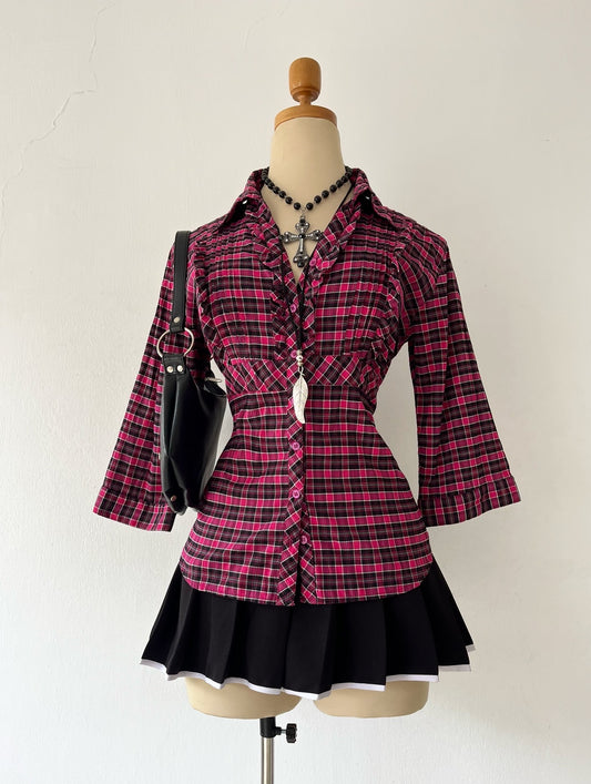 Checkered blouse