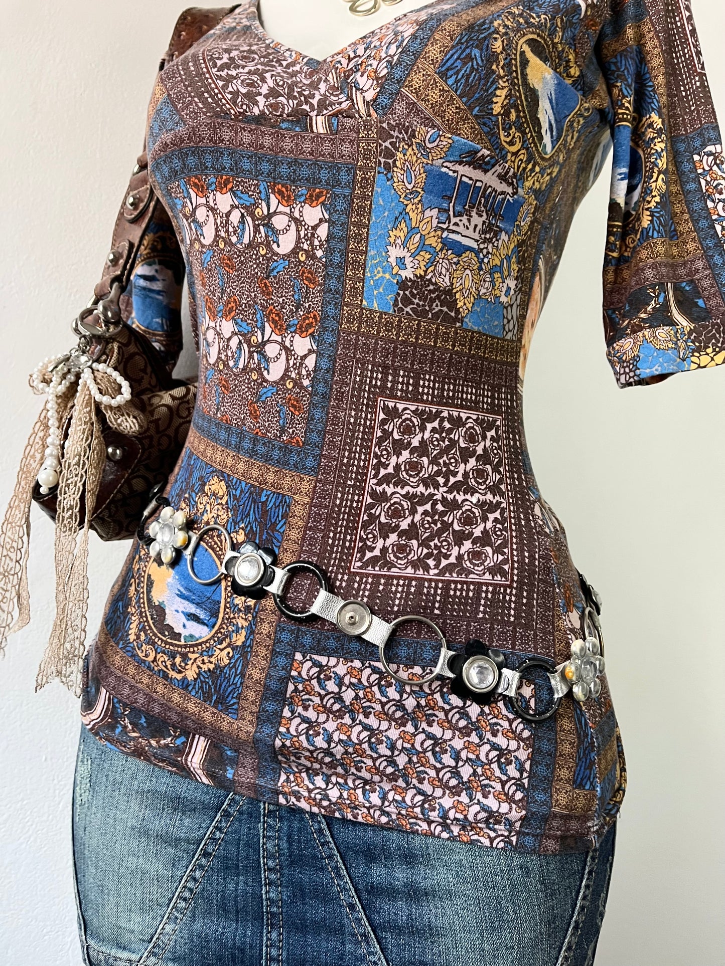 Boho top diseño arte victoriano