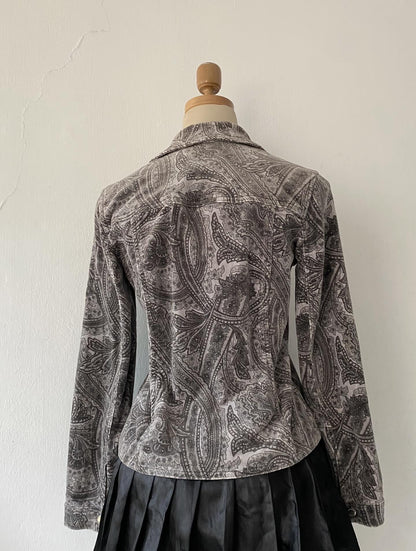 Pana jacket with gray designs